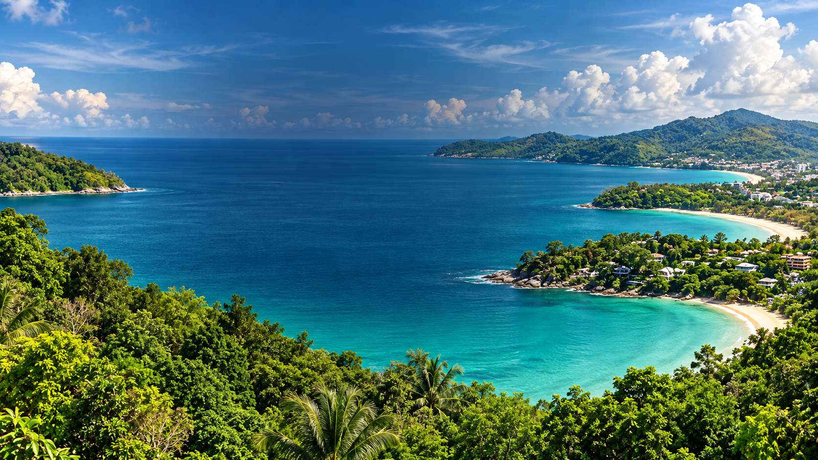 Phuket coast at sunrise